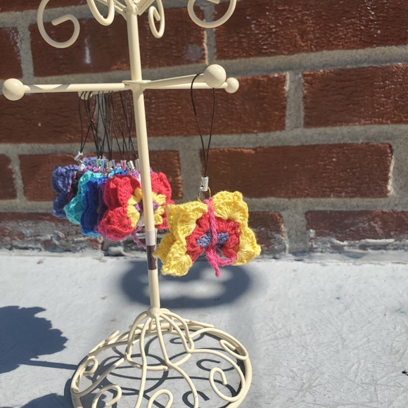 Crocheted butterfly - Handmade - Picture 3 of 4